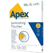 Apex Lamineerhoezen 75 micron A3 (100 stuks)