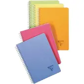 Rhodia Linicolor Collegeblok A5 Geruit Spiraal gebonden PP (Polypropeen) Kleurenassortiment 180 Pagina's 90 Vellen