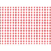 Papstar Tischset "Vichy Karo" (B)400 x (T)300 mm aus Papier, 60 g/qm, rot / weiß kariert
