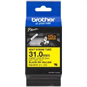 Brother HSe-661E krimpkous tape zwart op geel | 31 mm x 1,5 m (origineel)