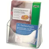 Sigel folderhouder A5 tafelmodel transparant acryl