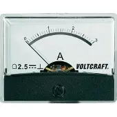 Voltcraft AM-60X46/3A/DC AM-60X46/3A/DC Inbouwmeter AM-60X46/3 A/DC 3 A Draaispoel
