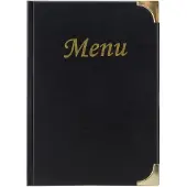 Securit menukaart Basic, ft A5, zwart