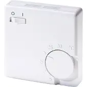 Eberle RTR Ruimtethermostaat H7.5xB7.5xD2.75cm Wit