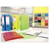 Esselte No,1 Power VIVIDA Breed Ordner A4 72 mm Rood 2 Ringen 624068 Kunststof Staand