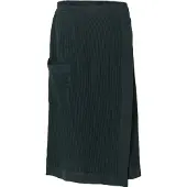 Rento heupdoek Kenno 70x145 cm zwart/donkergroen - Sauna Badjas