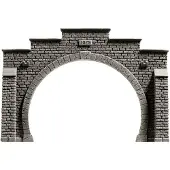 Noch 58052 PROFI plus H0 Tunnelportaal 2-sporig Hardschuim model, Geverfd
