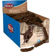 Trixie Worstketting Lam 200g - Luchtgedroogde Snacks - Vleesgehalte 94%, 8 cm lengte