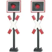 Viessmann Modelltechnik 5058 H0 Set van 2 stuks Andreaskruis Kant-en-klaar model