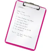 Leitz klembord WOW 3971, A4, polystyreen, met ophangoog, roze