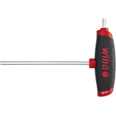 Wiha ComfortGrip binnenzeskantschroevendraaier, SW 6 mm, bladlengte 150 mm, zijaandrijving, mat verchroomd