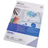 GBC CE0124 HiClear bindomslag 240 micron volledig transparant A4 (100 stuks)