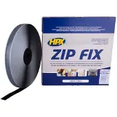 Hpx Zip fix klittenband (haak) | Zwart | 20mm x 25m - Z2025H | 12 stuks Z2025H