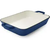 Grand Feu - Geëmailleerde gietijzeren ovenschaal - 3,2 ltr. - blauw