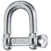WICHARD Rechte Zelfsluitende Schakel Zilver 8 mm