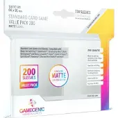 GameGenic Matte standaard kaarthulzen, voordeelverpakking voor 200 kaarten, formaat 66x91 mm
