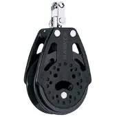 Harken Carbo Ratchet Pulley 75 Mm Zwart