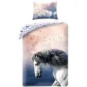 MCU Animal Pictures Dekbedovertrek Paard - 140 x 200 cm - Katoen