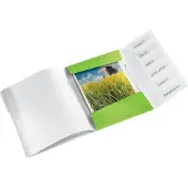 Leitz Divider Book WOW A4 PP 6tabs green