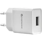 EverActive Ladegerät Netzladegerät everActive SC-200 (USB; weiße Farbe)