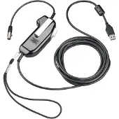 HP PTT-microfoon headsetadapter - INC - Poly - Monauraal - TAA-conformiteit - Druk om te praten