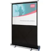 Nobo Projectiescherm op poot 1901956 Wit, zwart 175 x 210 cm
