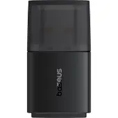 Baseus Adapter WiFi FastJoy 300Mbps (czarny) (USB, USB-A), Netwerkadapter, Zwart