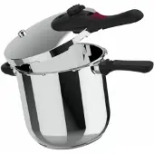 Taurus Snelkookpan Moments Rapid 8l KCP4108, Stomer + rijstkoker, Zilver