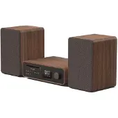 Pure Stereo Classic Zwart/Walnoot