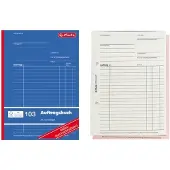 Herlitz Bestelboek merk , formaat A5, 120 vellen.