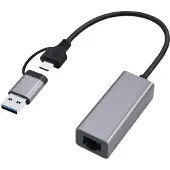 Cablexpert USB 2.5G Gigabit netwerk adapter, space grey