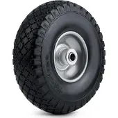 Humberg Tubeless kruiwagenwiel 3.00-4 - zwart en zilver -