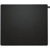 Cherry GP5 stoffen muismat voor gaming, zwart Stoffen oppervlak met hoge snelheid, Antislip, Gestikte randen, Machinewasbaar