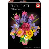 Educa Wild Bouquet Floral Art Educational Game Veelkleurig Kinderen