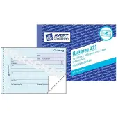 Avery Formulierboek 'Kwitantie', liggend A6-formaat, 100 bladen