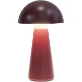 Sirius Home LED tafellamp op accu Sam bordeaux, kunststof, H. 28 cm, IP54 Sam, dimbaar, rood, Kunststof, Scandinavisch