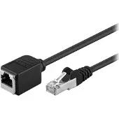 Goobay CAT 5e Extension Cable F/UTP, black 15 m