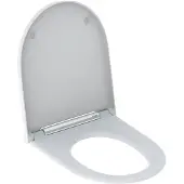 Geberit ONE Soft Close Quick Release Toilet-zitting wit-chroom 243.989.21.2