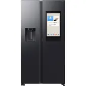 Samsung Series 9 RS90F67BEF, Vrijstaand, Amerikaanse deur, Zwart, 2 deur(en), Premium Black Steel, 36/64