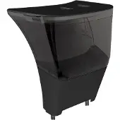 Whisker LitterHopper met kap – Automatisch navulsysteem voor kattenbakvulling voor 4 zwart - LR4-9354