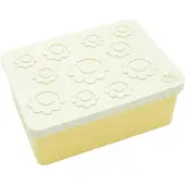 Blafre Lunchtrommel L Bloemen Beige Licht Geel