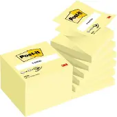 Post-It Z-Notes , Navullingen, Canary Yellow, 76 x 76 mm, Individueel Verpakt, 100 Blaadjes/Blok