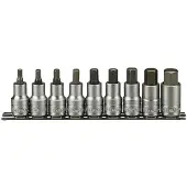 Kippers Rijssen M1212 9-delige Doppenset - Inbus - 5-17mm - 1/2"