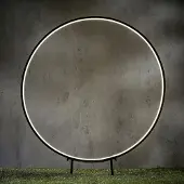 Luca Lighting Tuinsteker Neon Cirkel 90cm – 280 LED Klassiek Wit – Zwart