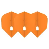 L-Style Champagne Flight L3 Shape Solid Orange - Dart Flights