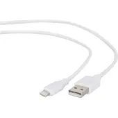 Gembird CC-USB2-AMLM-2M-W - 2 m - Lightning - USB A - Männlich - Männlich - Weiß