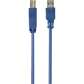 Gembird USB-A naar USB-B kabel - USB3.0 - tot 0,9A / blauw - 3 meter
