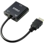 Speaka Professional SP-10352148 HDMI / VGA Adapter [1x HDMI - 1x VGA] Zwart 0.15 m