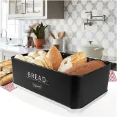 Maestro Broodmand Feel Maestro MR-1677-AR Wit/Zwart Roestvrij staal 34,5 x 16,5 x 25 cm