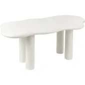 Beliani ONDLE - Eettafel - Gebroken wit - MDF